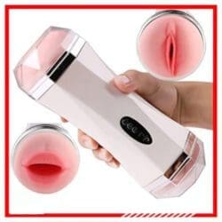 48 Âm đạo giả 2 đầu rung rên bú có âm thanh